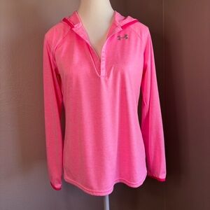 Under Armour Heatgear Lighweight Hoodie - Hot Pink
